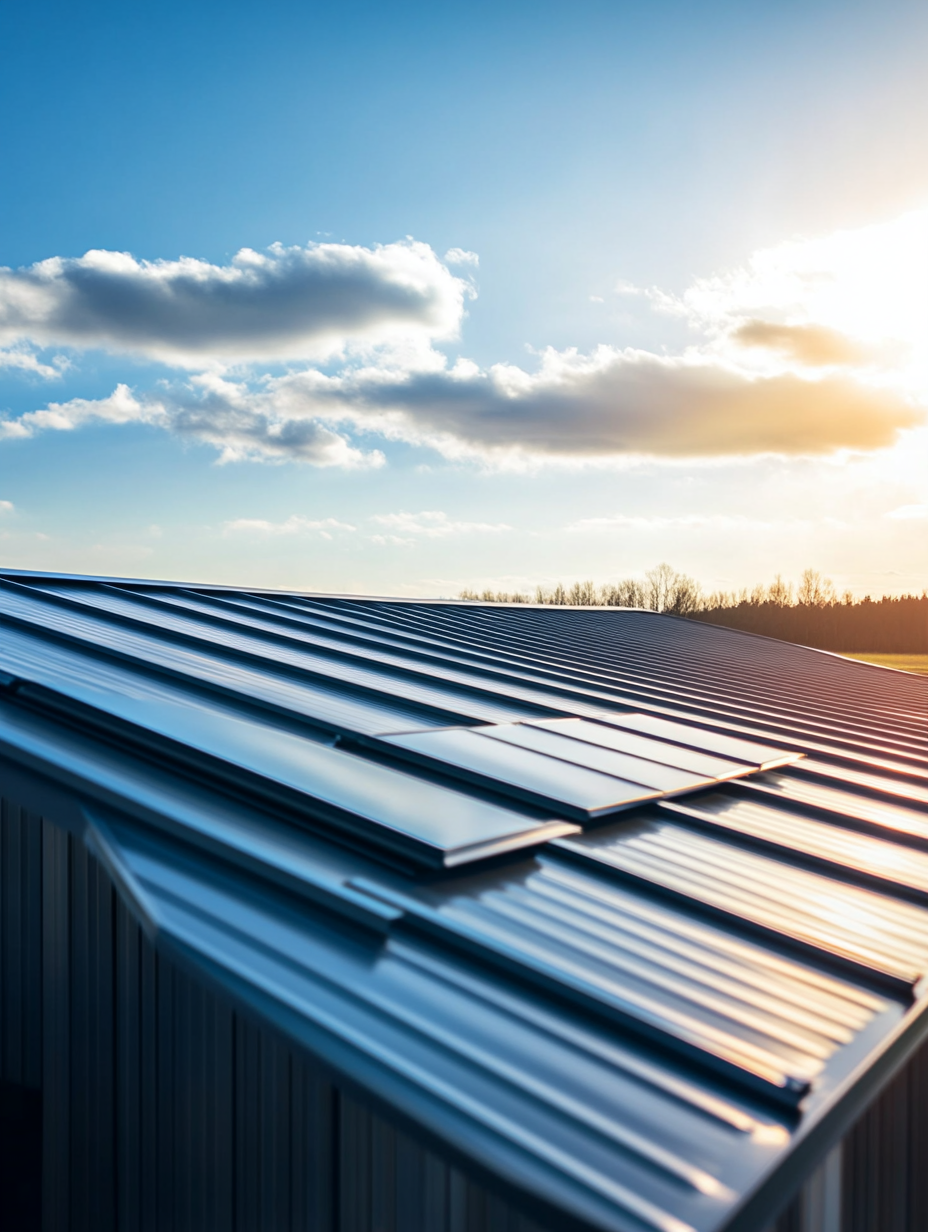 Panneau solaire sur un toiture